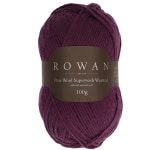 Rowan Pure Wool Worsted – col. 198 eggplant