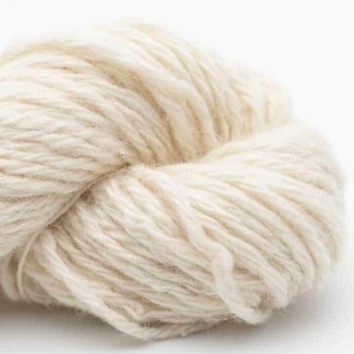 Smooth Sartuul Sheep Wool 4-ply ARAN handgesponnen altai white (undyed) - Nomadnoos