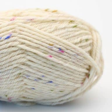 White Confetti Tweed