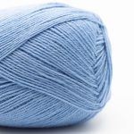Weltrekord Sockenwolle Himmelblau - Der kleine Strickladen