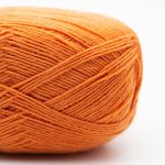 Weltrekord Sockenwolle Warmes Orange - Der kleine Strickladen